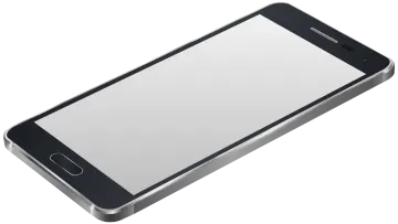 an iphone with a blank screen