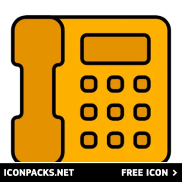 a phone icon with the text contact on it