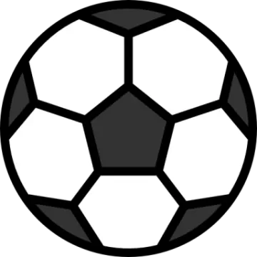 a black and white soccer ball
