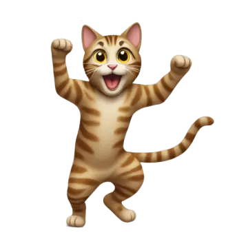a cat that is jumping in the air