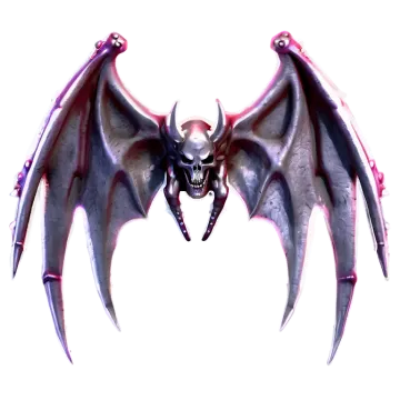 an image of a demonic demon with wings