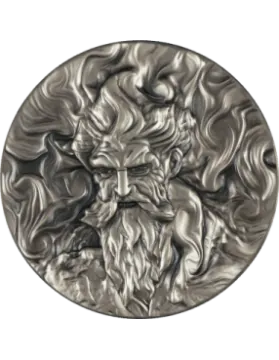a metal plate with a face on it