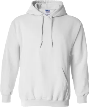 a white hoodedie sweatshirt with the hoodie logo on it