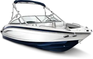 a boat on a white background