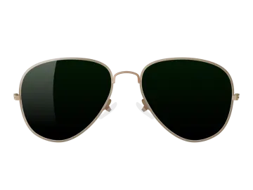 a pair of sunglasses on a white background