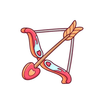 a letter with an arrow in the middle