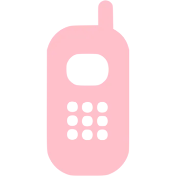 a pink cell phone