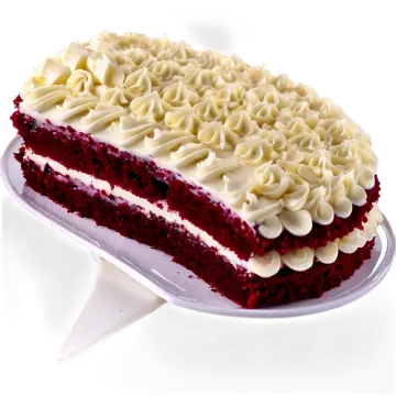 white frosting on cake