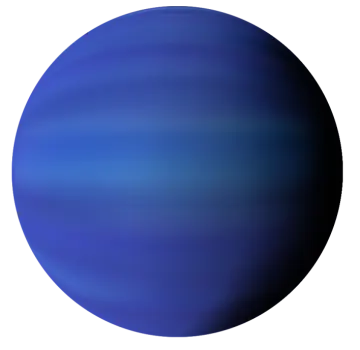 a blue planet with a white background