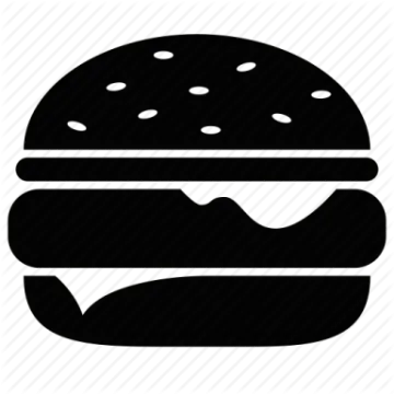 a hamburger icon on a white background
