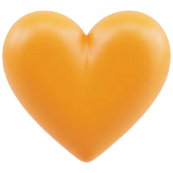 a heart shaped balloon on a white background