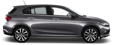 a grey car on a white background