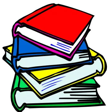 a stack of books