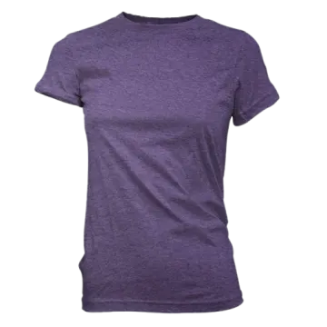 a women's purple t - shirt