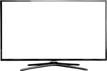a flat screen tv on a white background