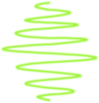 a green christmas tree on a white background
