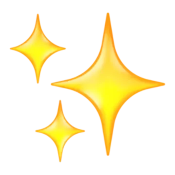 a pair of yellow stars