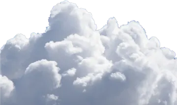 the clouds are white