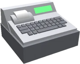 a cash machine with a green screen on it
