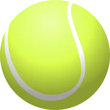 a tennis ball on a white background