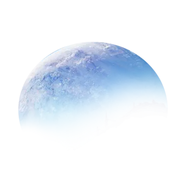 an image of the earth with a white background