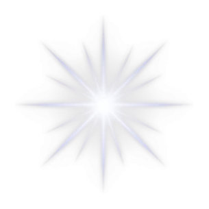 a blue star on a white background