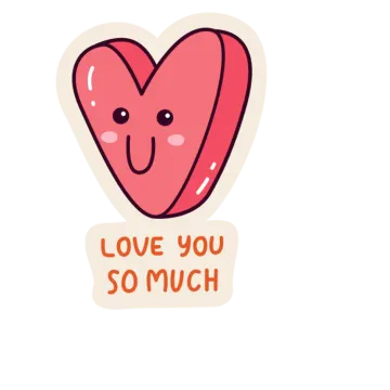 a heart with the words love you soh