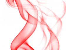 smoke on a white background
