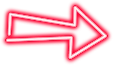 a red neon arrow pointing up to the right