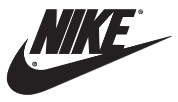 the nike logo on a white background