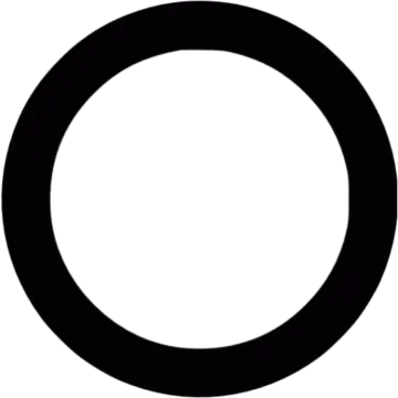a black circle on a white background