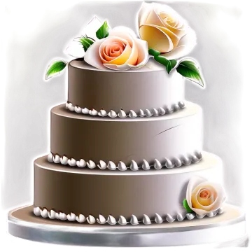 the cake is white