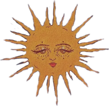 a drawing of the sun