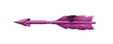 a purple arrow on a white background
