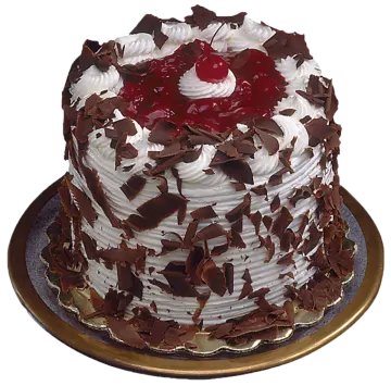 a cake with chocolate and chers on top