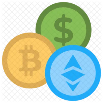 three coins with a dollar symbol in the middle