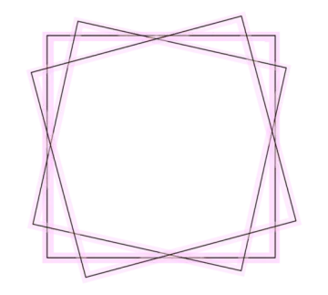 a square frame with lines in the middle