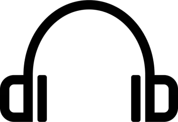 a headphone icon