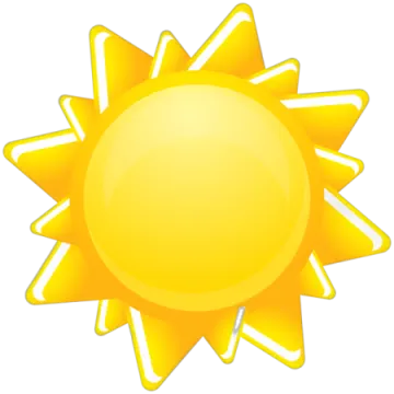 a yellow sun icon
