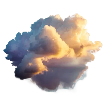 a cloud in the sky