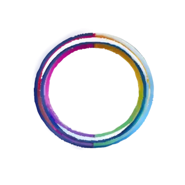 an image of a circle made out of paint