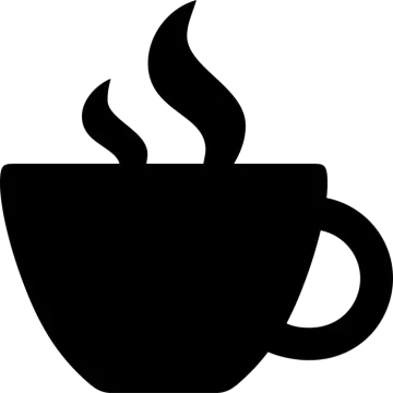 a cup of coffee on a white background