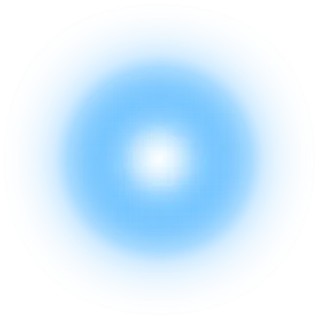 an image of a blue and white circle