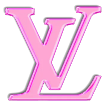a pink letter with the letter y on it
