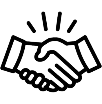 two hands shaking over each other hands