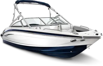 a boat on a white background