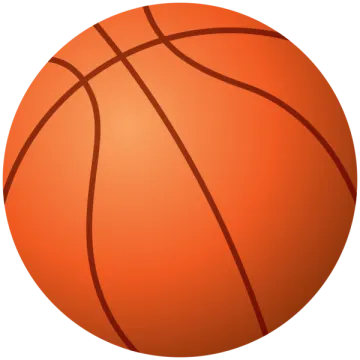 a basketball ball on a white background