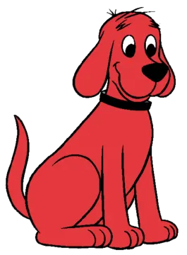 clifford the dog clipart