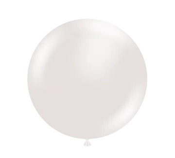 a white balloon in the shape of a balloon