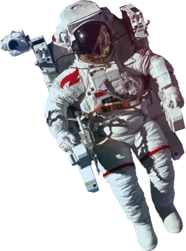 an astronaut in a spacesuit